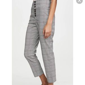 Joie Plaid Womens Dress Pants.